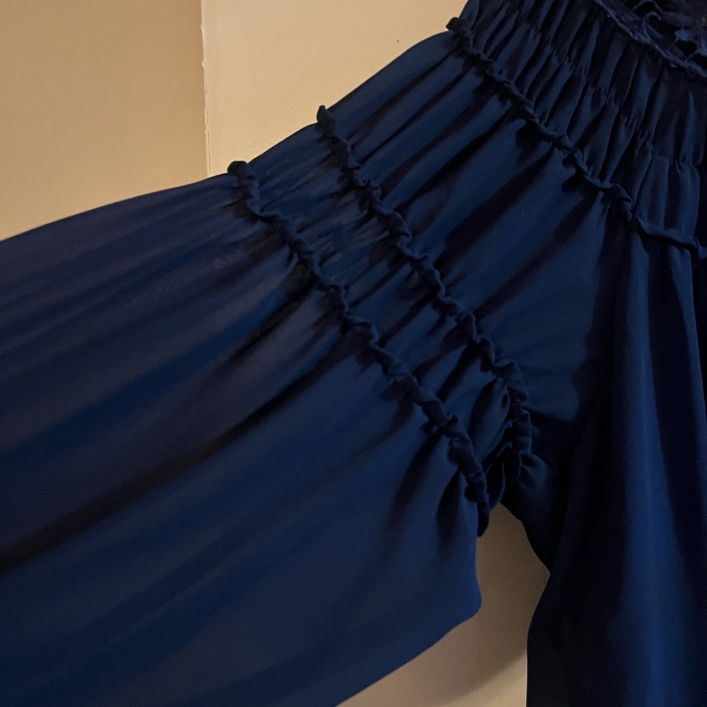 Blue springs/summer dress